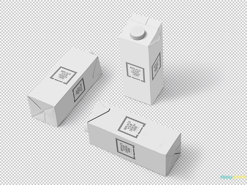 Free Milk Carton Mockup By Zippypixels On Dribbble