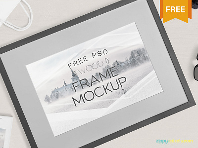 Free Photography Frame Mockup