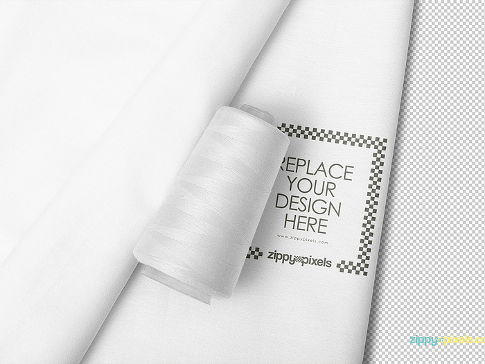 Free Photorealistic Fabric Mockup | ZippyPixels