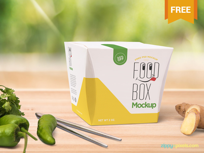 Download Free Realistic Lunch Box Mockup by ZippyPixels | Dribbble ...