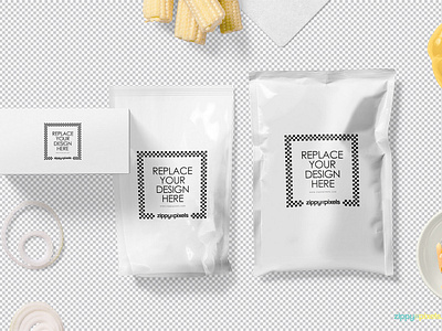 Download Free Food Packaging Mockup Psd By Zippypixels On Dribbble