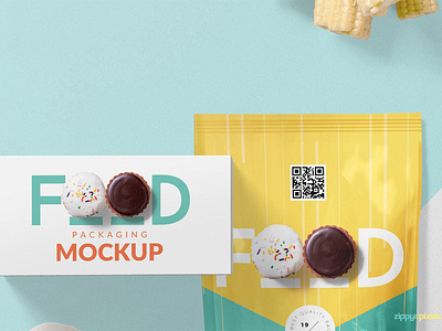 Download Free Food Packaging Mockup Psd By Zippypixels On Dribbble