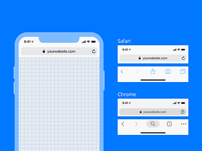 Browser X Kit browser design design system framer ios iphone x minimal mobile notch system