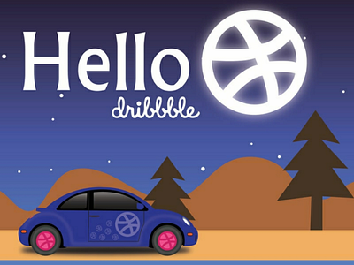 A Hello Design made for Dribbble