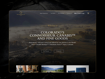 Colorado's Connoisseur Canabis™ New Website Concept