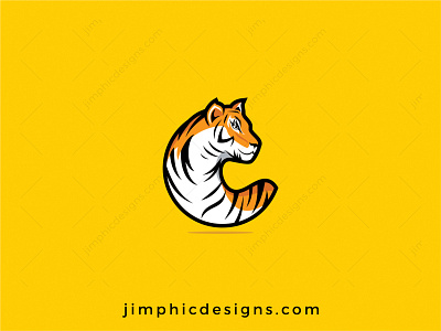 C Tiger Logo branding graphic design logo