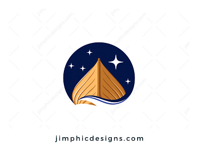 Sailboat Logo branding graphic design logo