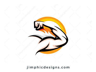 Fox Fitness Logo branding fit fox graphic design gym health logo