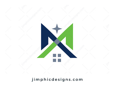 M House Logo branding graphic design letter logo