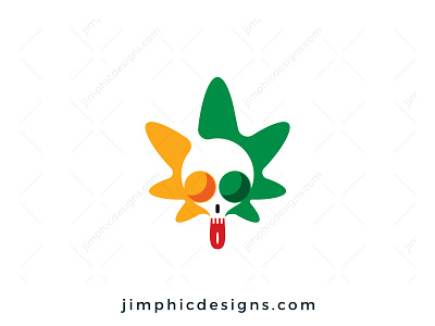 Skull Cannabis Logo