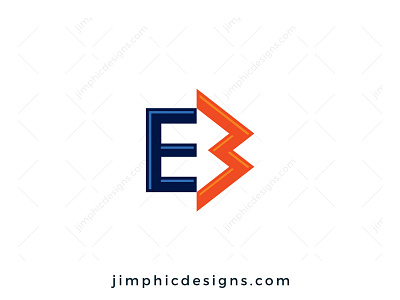 EM Arrow Logo branding graphic design letter logo