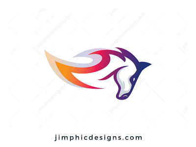 Fire Horse Logo branding graphic design horse logo