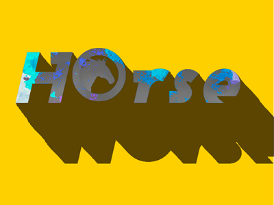 Horse logo أيقونة التصميم العلامات التجارية توضيح شعار