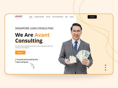 Financial Loan Landing Page