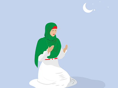 Eid mubarak 🤗 allah background girl islamic moon star