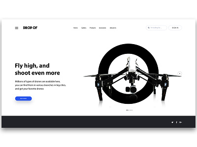 Drop.of Landing Page