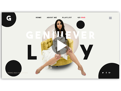 Genuievere lilly animation app artist brand branding character composer design dj night identity landing page lettering logo music singer type ui ux web website