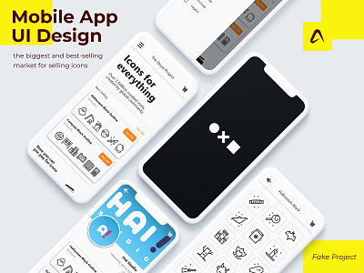 The Noun Project Mobile App Design