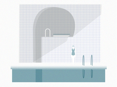 Pool 1 abstract art abstract illustration blue design digital drawing graphic design illustration shapes textured vector vector art vector illustration water
