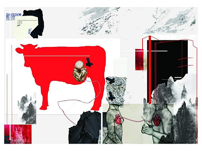 What if? animals artwork collage illustration peopleareanimals peoplevsanimals photoshop post apocalyptic