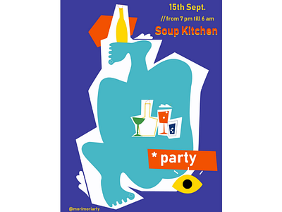 SoK ai artwork body shapes collage illustration party party poster poster