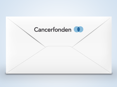 Envelope illustration for the Swedish Cancer Ass. illustration