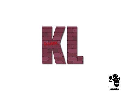 Kendrick Lamar x DAMN. adobe ape bricks damn damn. design digitalart enhanced graphic design illustration illustrator initials kendrick kendrick lamar lamar logo stones typography vector wall