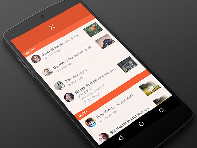 Changes in Android Notification alerts lollipop material mobile ui ux