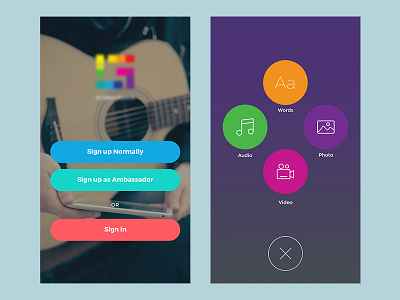 Music App Screens