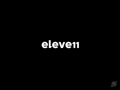 eleve11 black and white blackorbitart branding creative eleven font logo geometric graphics design logo typography vector graphics лого логотип