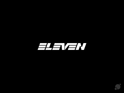 Eleven black and white blackorbitart branding creative eleven font logo future futuristic geometric graphics design logo modern typography vector graphics лого логотип