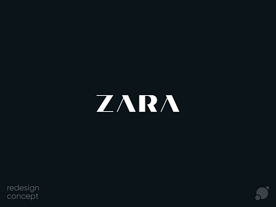 zara black and white blackorbitart branding creative font logo graphics design logo redesign redesign concept serif serif font typography vector graphics zara лого логотип