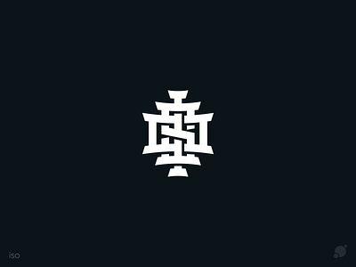 ISO 3 blackorbitart creative font logo graphic design inspiration japanese japanese logo japanese typography lettering logo minimal monogram typography vector vector graphics лого логотип