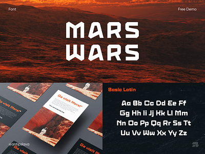 🚀 Mars Wars - free font