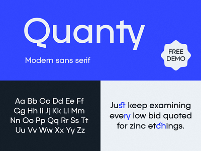 Quanty Typeface