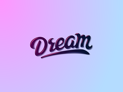 Dream lettering