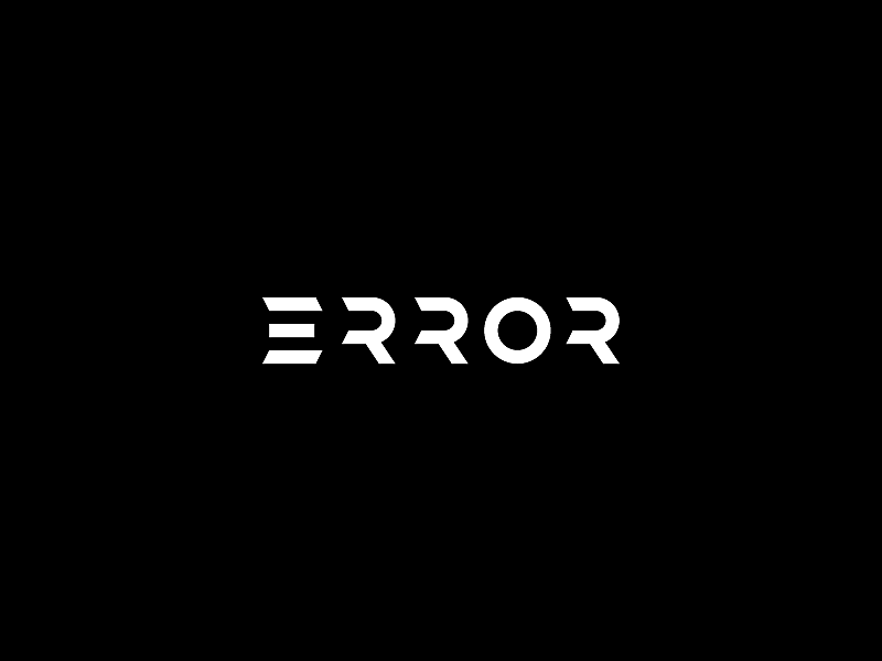 Error 404 antipslava blackorbitart creative error error 404 gif graphics design logo minimalism not found typography vector graphics web