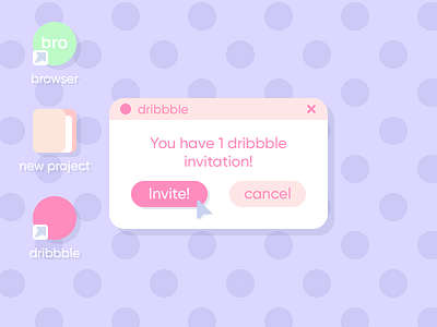 Dribbble invitation