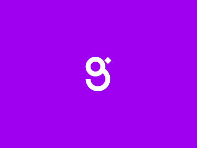 g logo blackorbitart colorful creative graphics design logo minimalism purple typography vector graphics