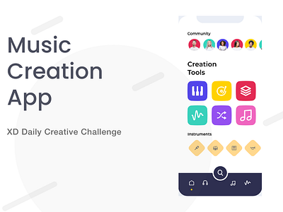 XD Daily Challenge 1 adobe xd app clean design flat icon illustration ios minimal mobile ui ux design