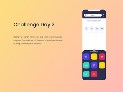 DAILY XD CHALLENGE DAY 3 adobe xd app design flat icon illustration ios minimal ui ux design