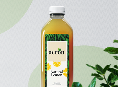 Acron - Vegan Drink branding green juice leaf leaf logo logo monogram packaging packaging design vegan