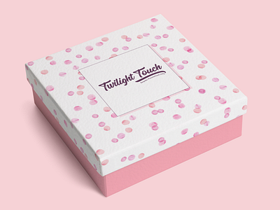 Twilight Touch - Logo and Branding branding gift box identity branding labeldesign logo logotype pink wordmark