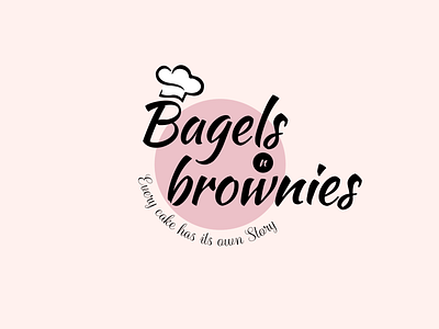 Bagels n Brownies - Bakery Logo bakery branding custom logo logo