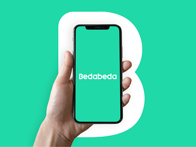 Bedabeda - A Sharing App Startup (Logo Design) branding clean creative custom logo fun green icon letter mark logo logo mark logotype sharing startup logo symbol tech logo
