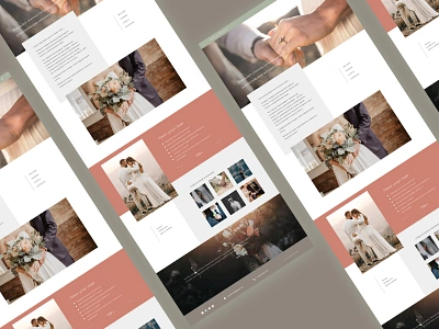 UI/UX design for wedding photographer web-site clean consept design elegant minimal photo photographer typography ui ux web website wedding