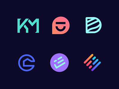 Colorful marks design flat icon illustrator logo logo design logodesign logoinspirations logos vector