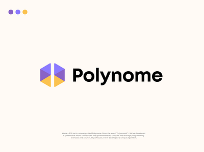 Polynome logo branding graphic design icon illustrator logodesign vector
