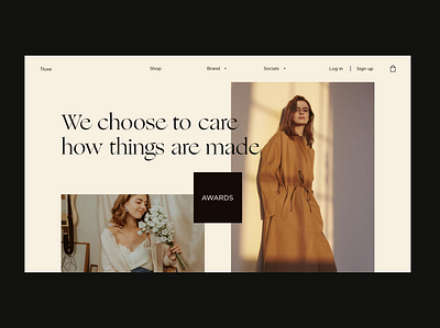 Tluxe Webpage - Redesign clothing modern web ui ux uidesign uiux uiux design uiuxdesigner webdesign website