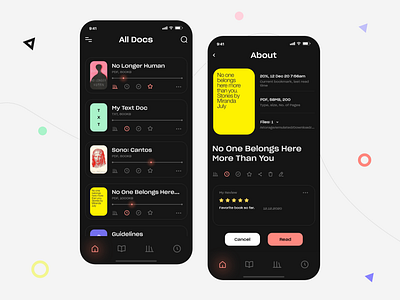 Reading App UI